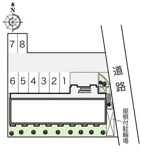 ★手数料０円★泉南郡熊取町紺屋　月極駐車場（LP）